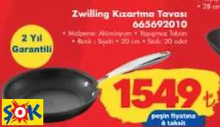 ZWİLLİNG KIZARTMA TAVASI 665692010 ZWİLLİNG KIZARTMA TAVASI 665692010
